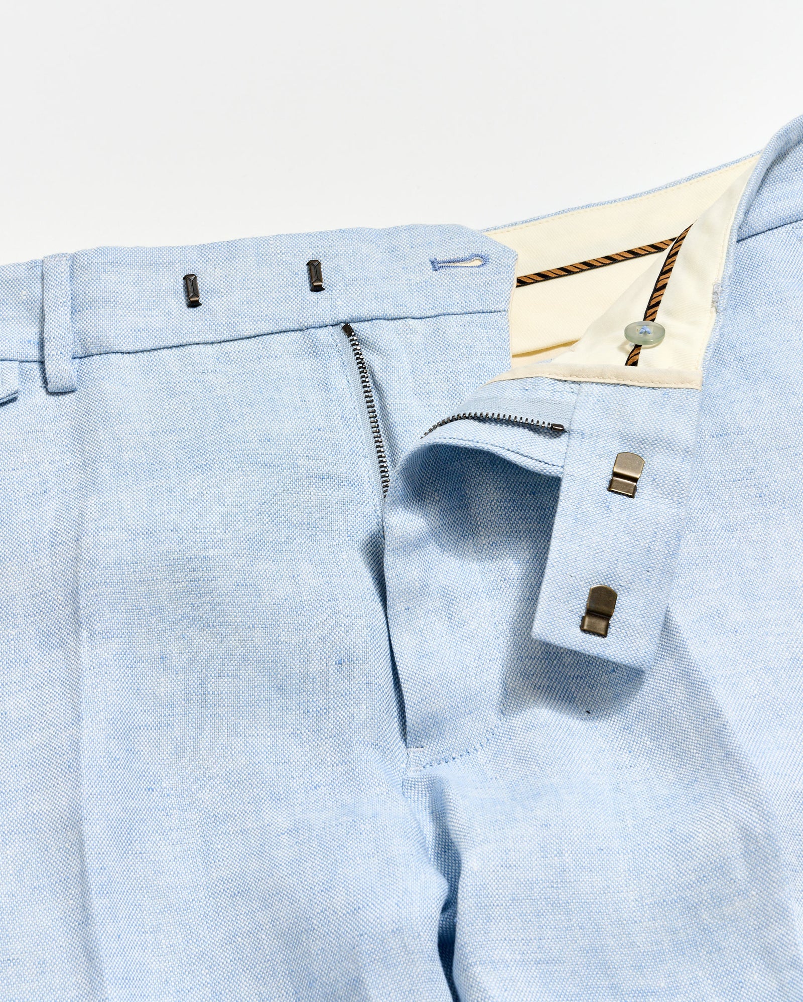 Linen Flat Front Trouser