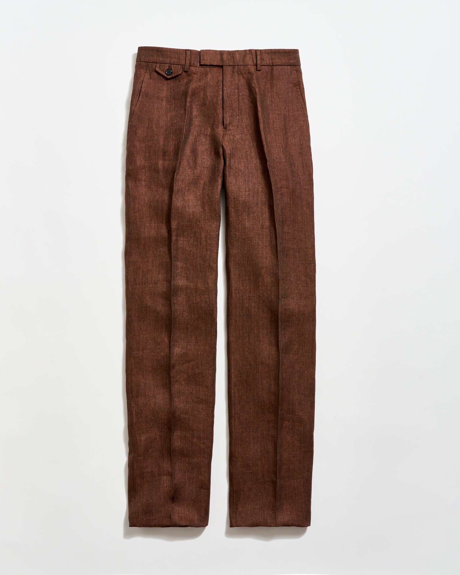 Linen Flat Front Trouser