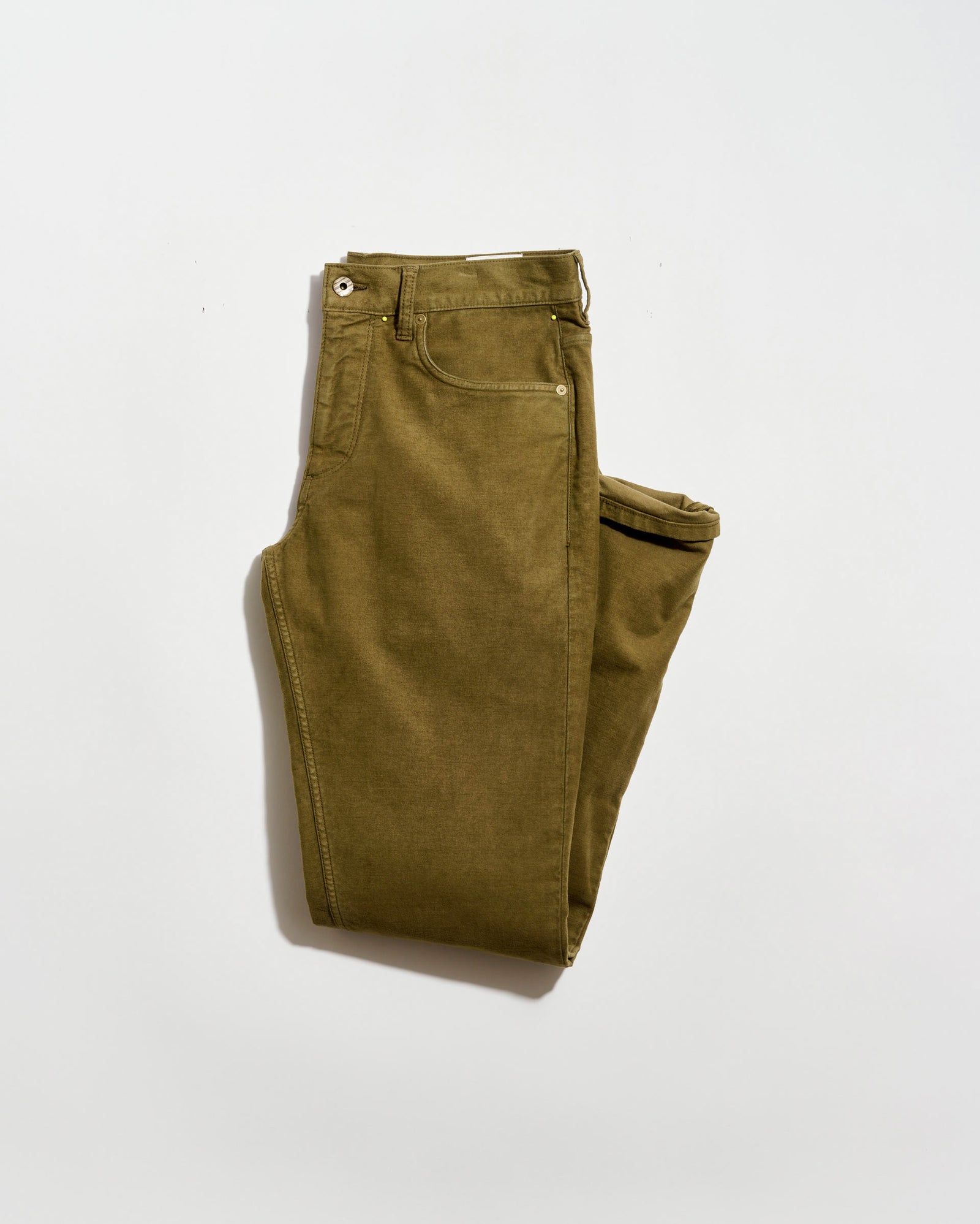 Brown pants on a white background