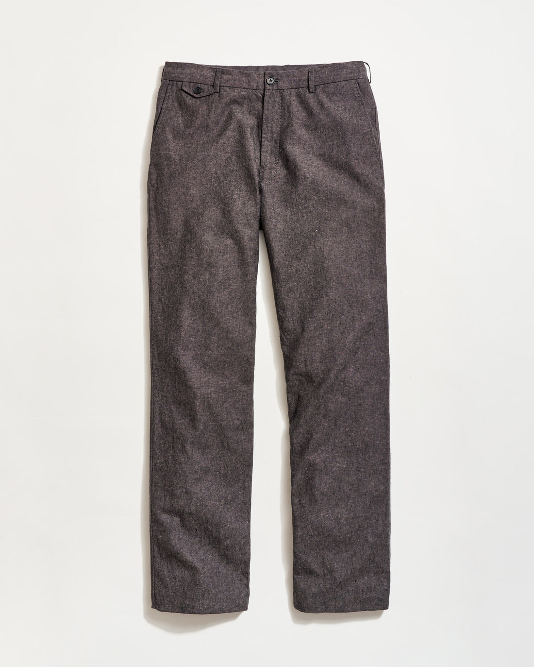 Chambray Flat Front Pant