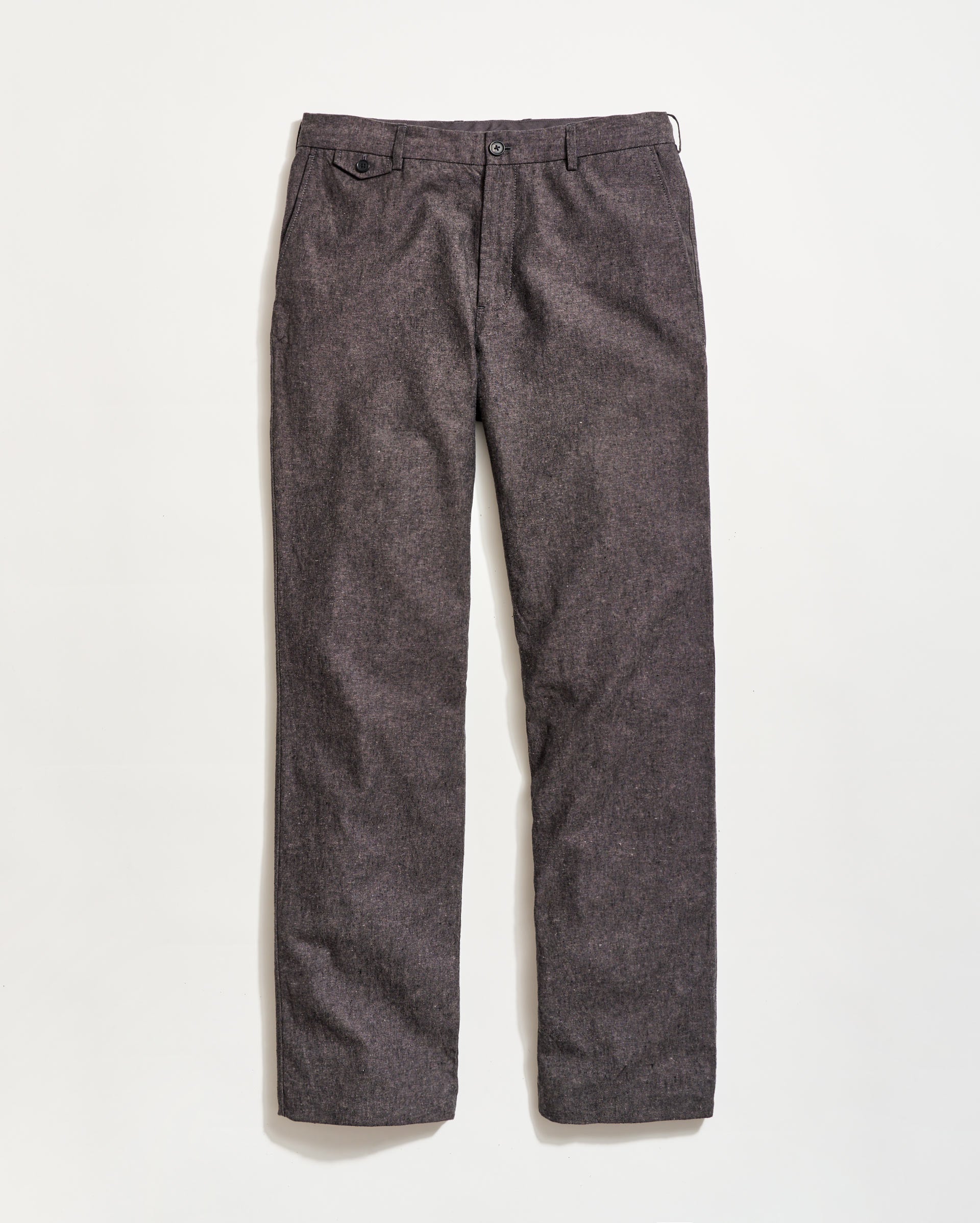 Chambray Flat Front Pant