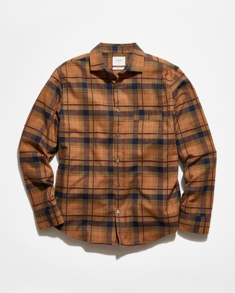 Textured Bold Plaid Pickwick Shirt
