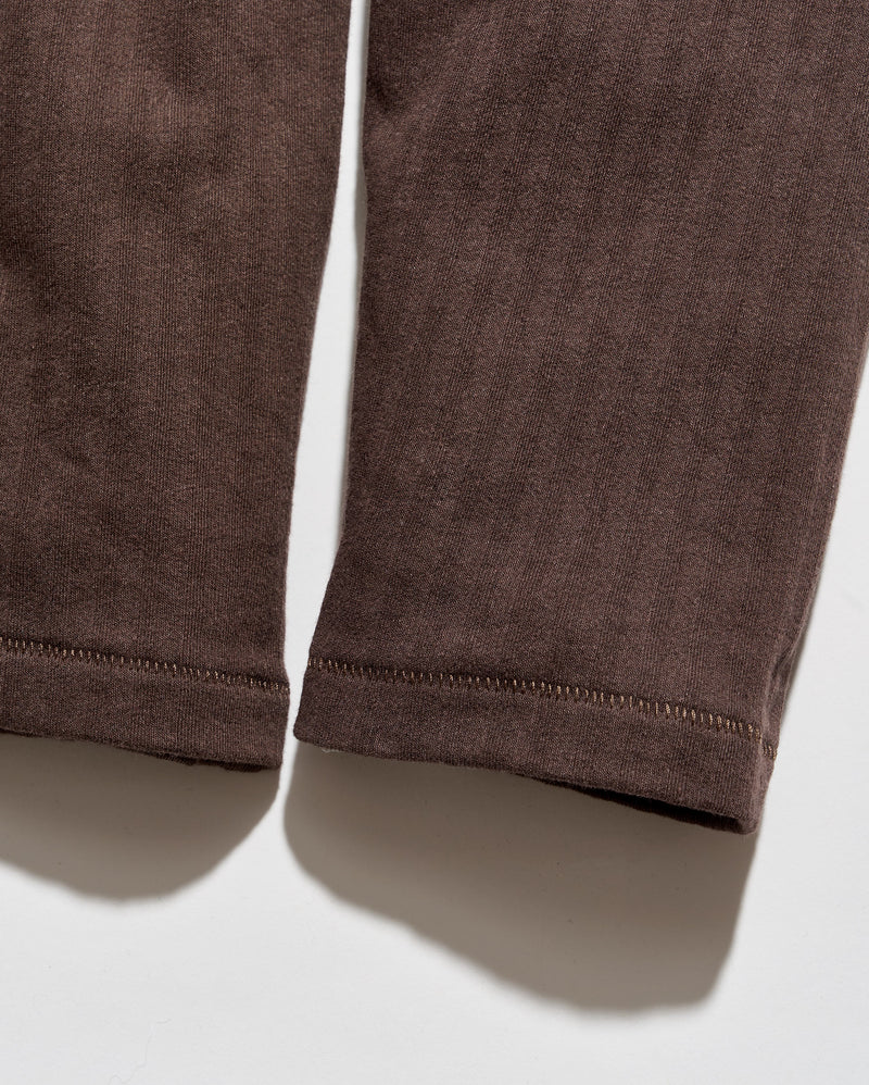 Long Sleeve Herringbone Polo