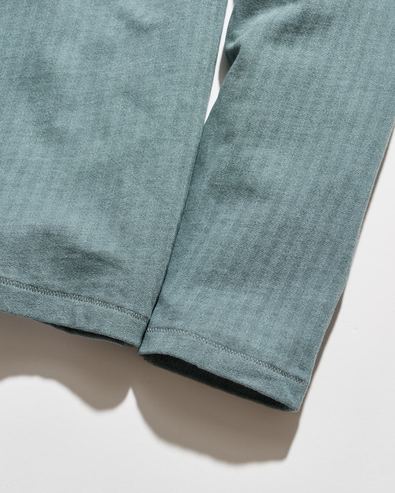 Long Sleeve Herringbone Polo