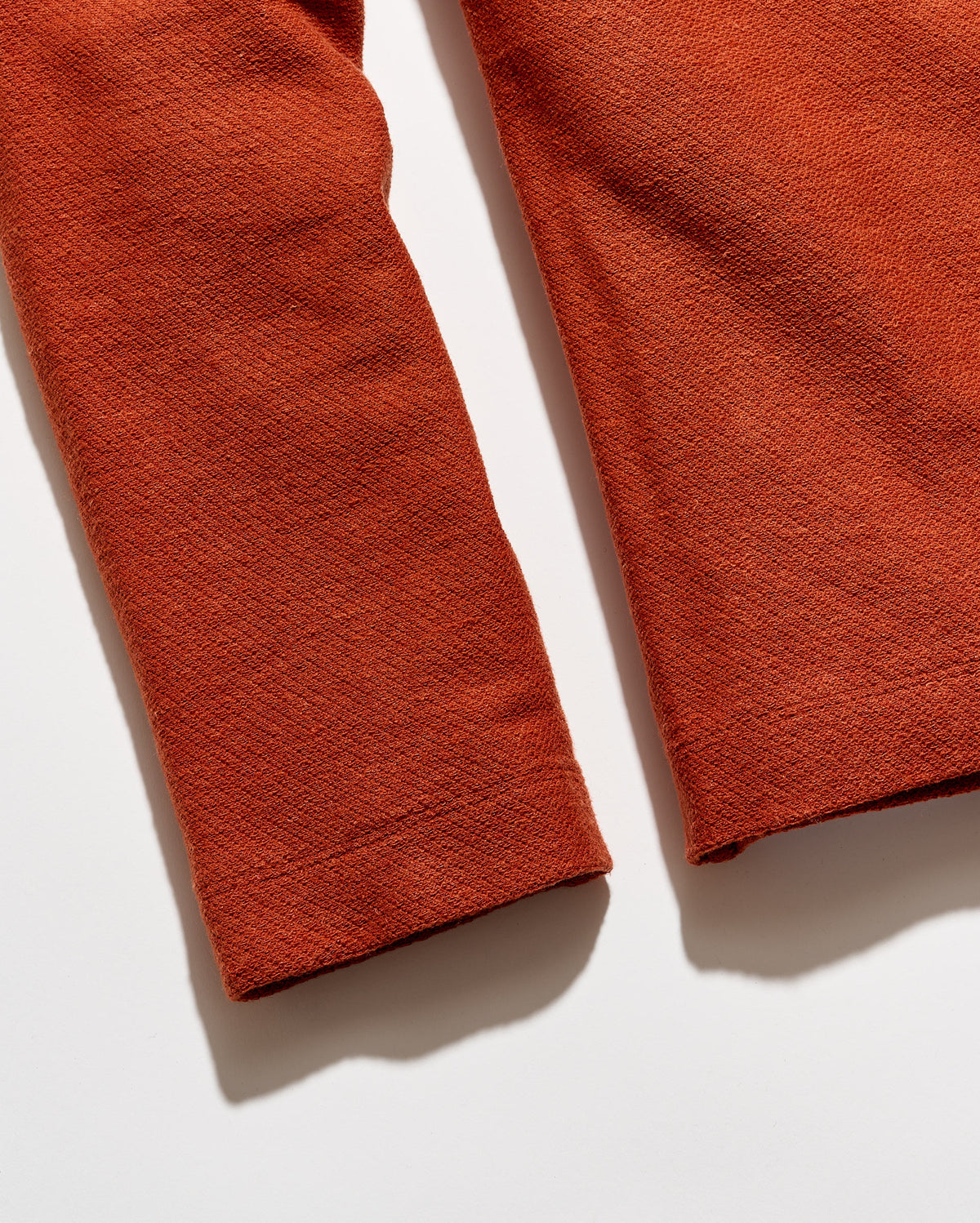 Long Sleeve Hemp Cotton Twill Polo