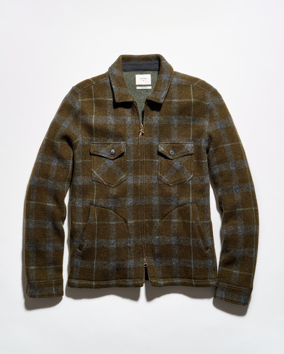 Numajiri Plaid Knit Jacket