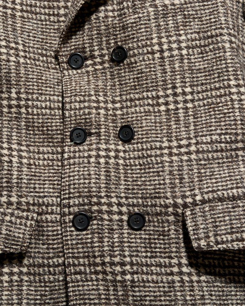 Glen Plaid Bowery Coat