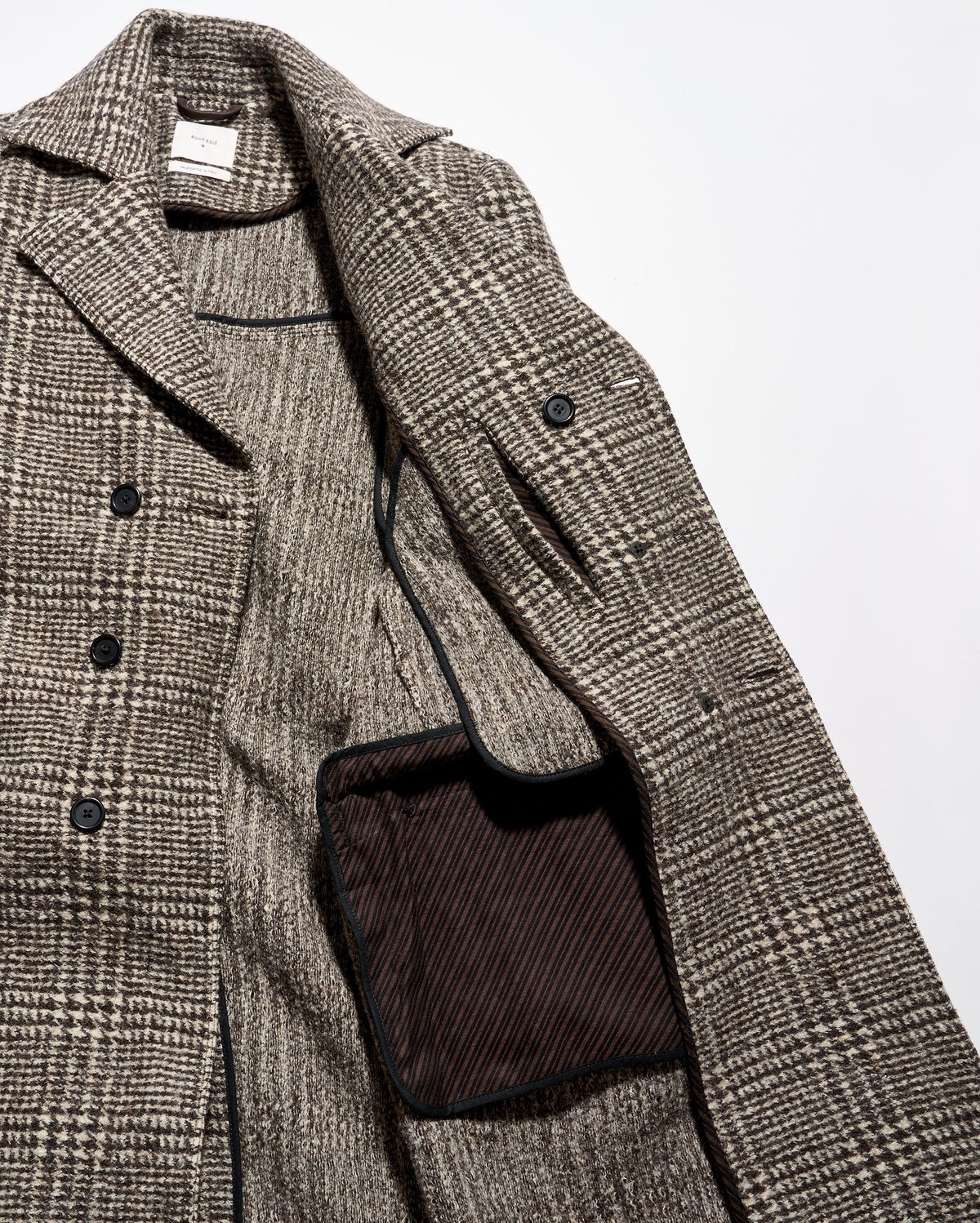 Glen Plaid Bowery Coat