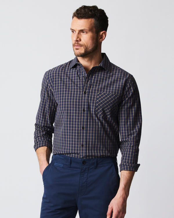 Tuscumbia Shirt Navy/Gold