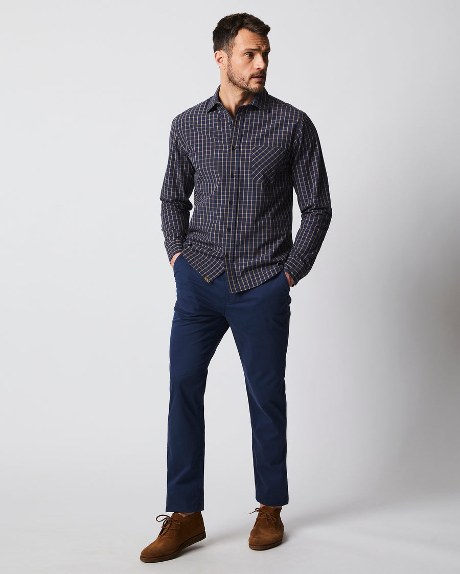 Tuscumbia Shirt Navy/Gold