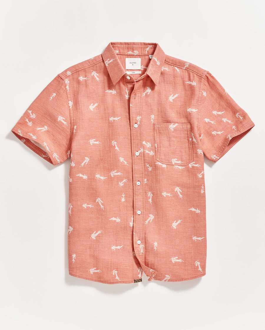 Short Sleeve Tuscumbia Shirt in Clay/Natural