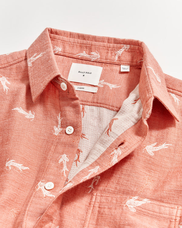 Short Sleeve Tuscumbia Shirt in Clay/Natural