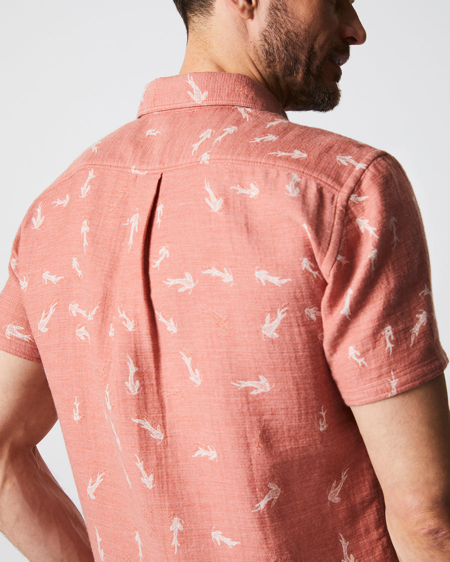 Short Sleeve Tuscumbia Shirt in Clay/Natural