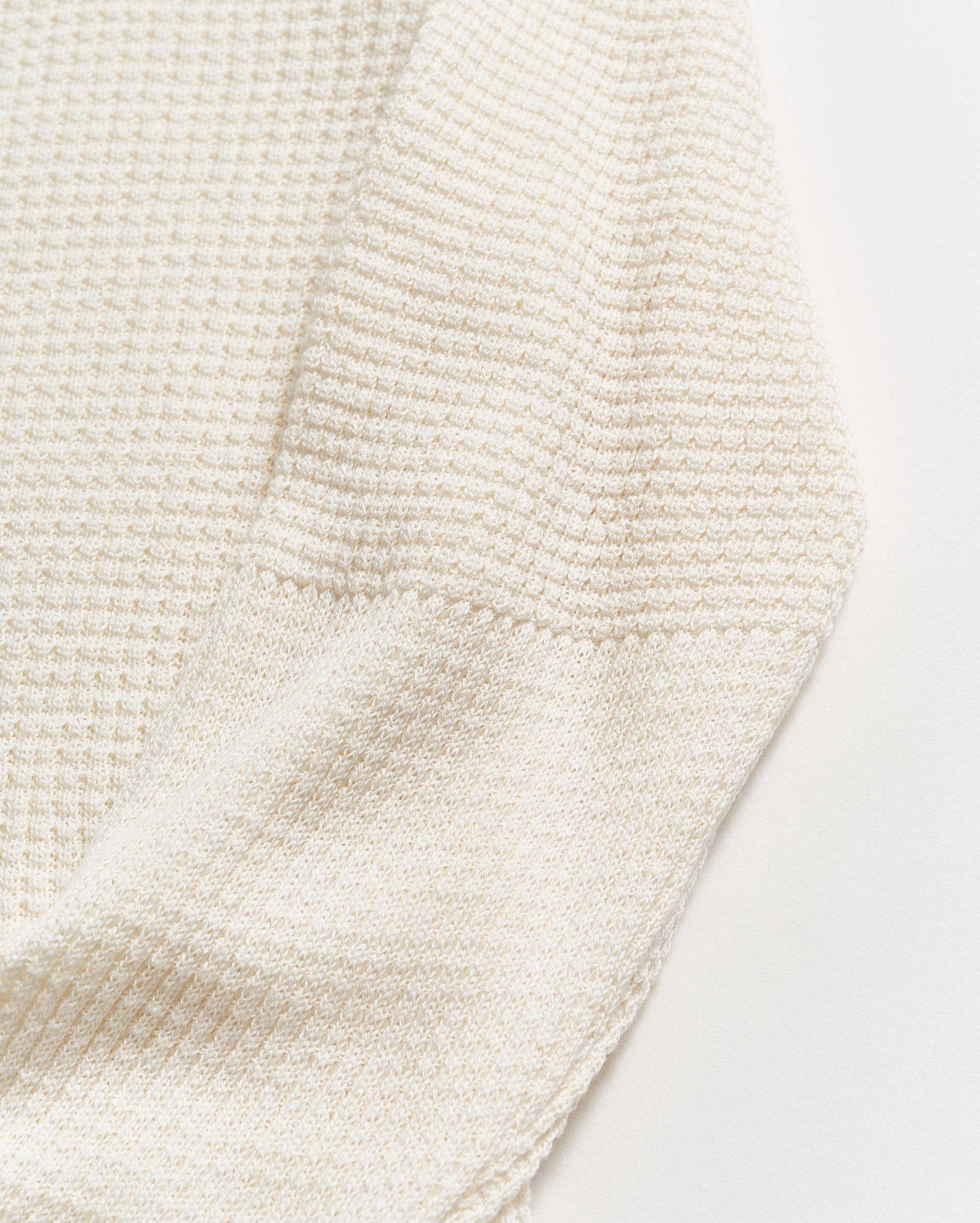 Mini Waffle Crew - Ultra-Soft Cotton-Cashmere Sweater Mini Waffle Crew - Ultra-Soft Cotton-Cashmere Sweater