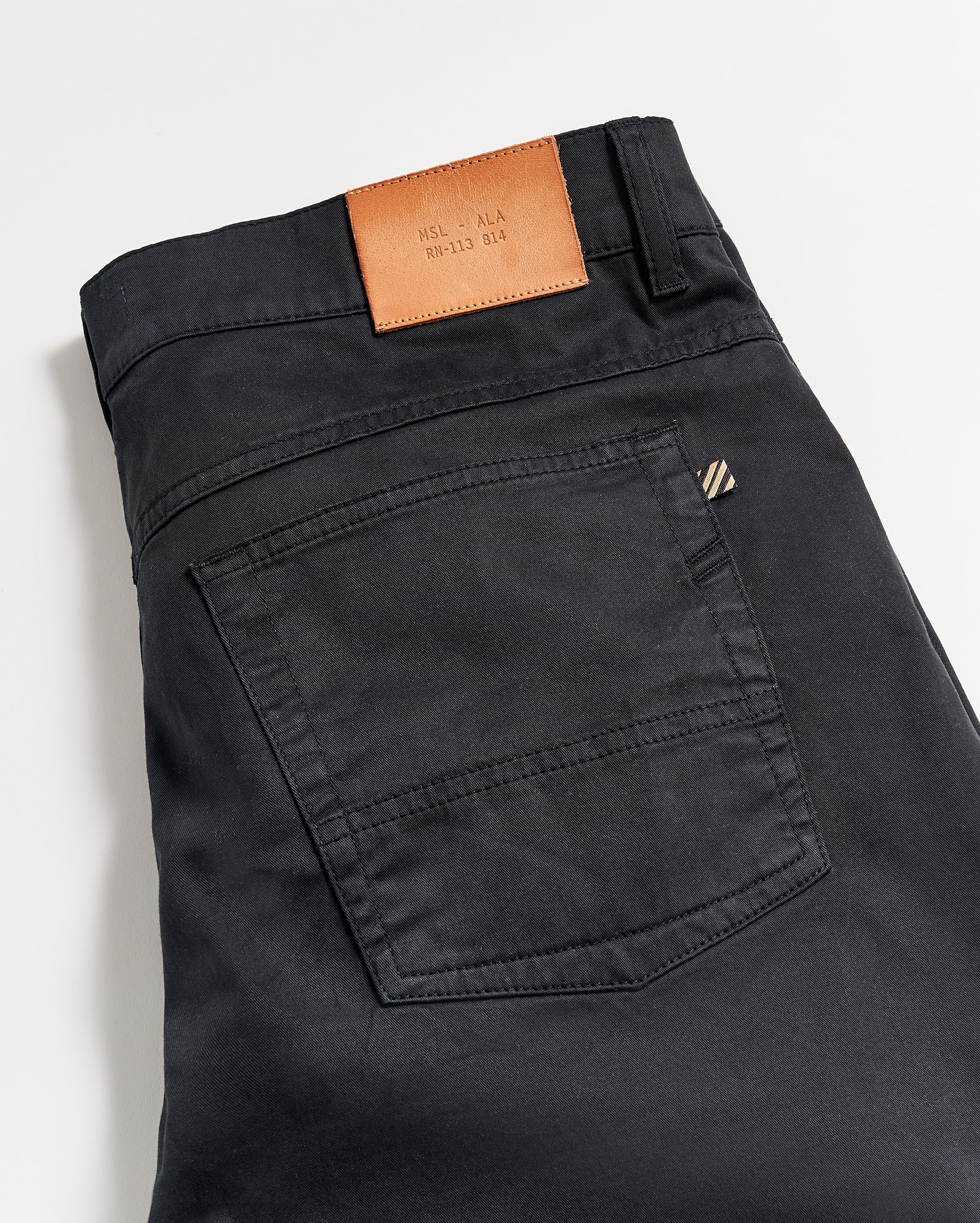 Modern Fit Black 5 Pocket Pant - Benjamin's Menswear