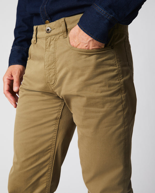5 Pocket Pant in Moss Green