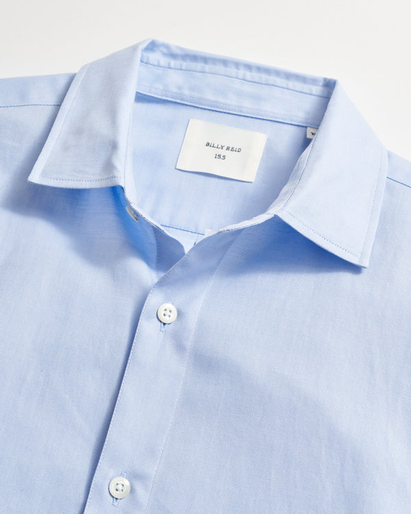 Oxford Hutcheson Dress Shirt in Light Blue