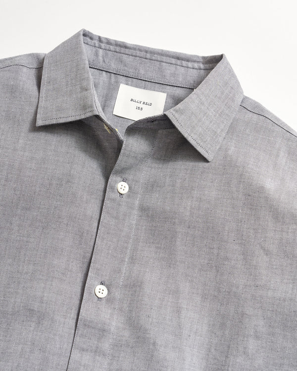Oxford Hutcheson Dress Shirt in Light Grey