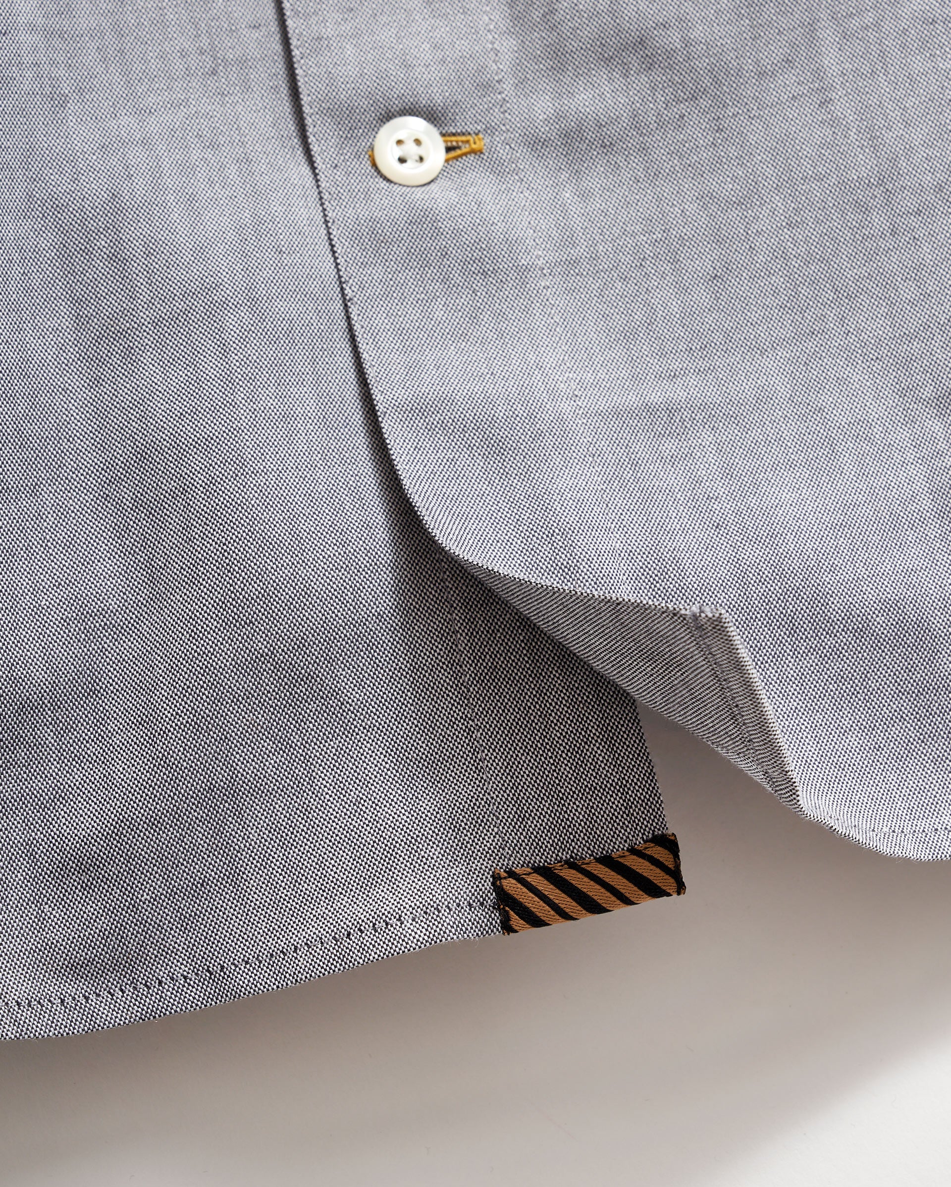 Oxford Hutcheson Dress Shirt in Light Grey