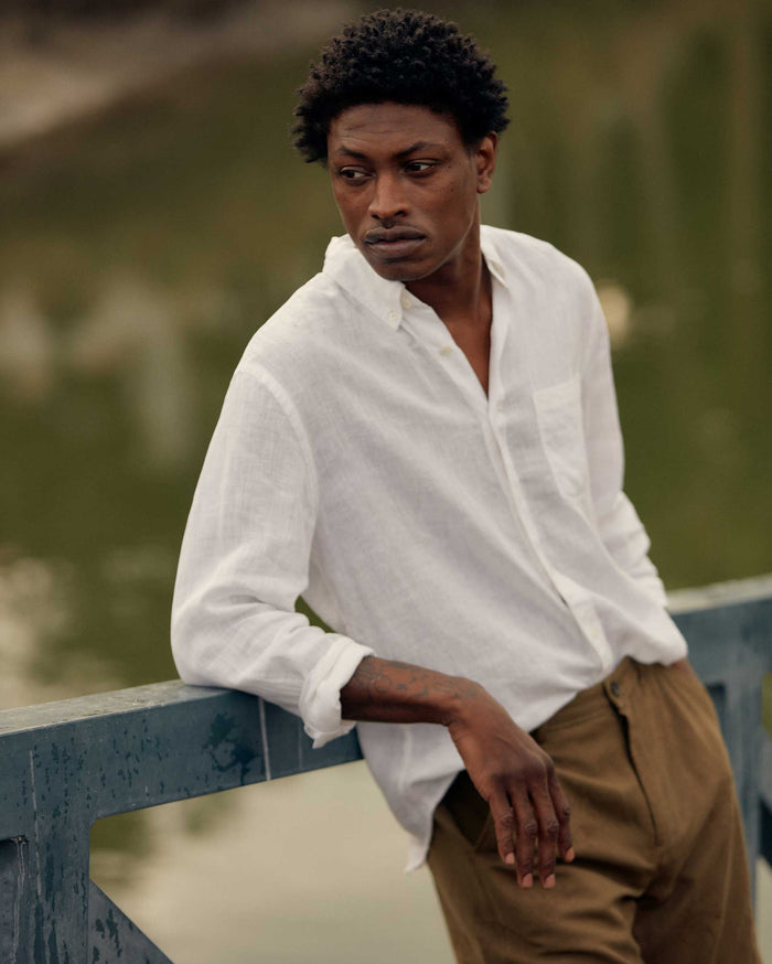 Tuscumbia Linen Shirt Button Down - Tuscumbia Linen Shirt Button Down -