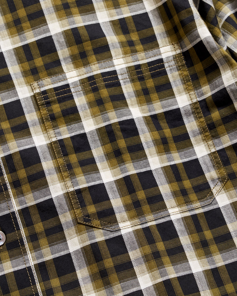Textural Grid Plaid Tuscumbia Shirt Button Down