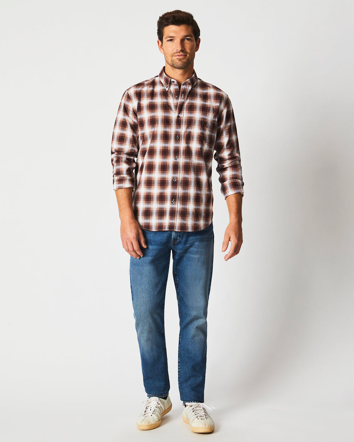 Textural Plaid Tuscumbia Shirt Button Down
