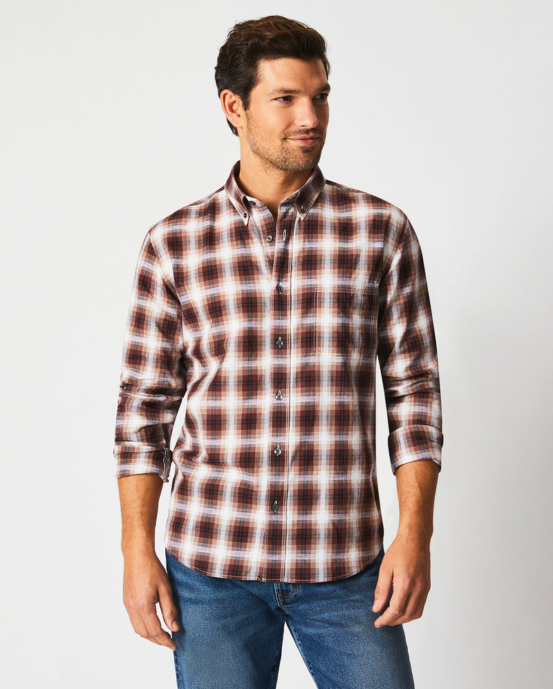 Textural Plaid Tuscumbia Shirt Button Down
