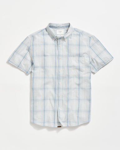 SHOP THE LOOK | Short Sleeve Line Plaid Tuscumbia Shirt Button Down