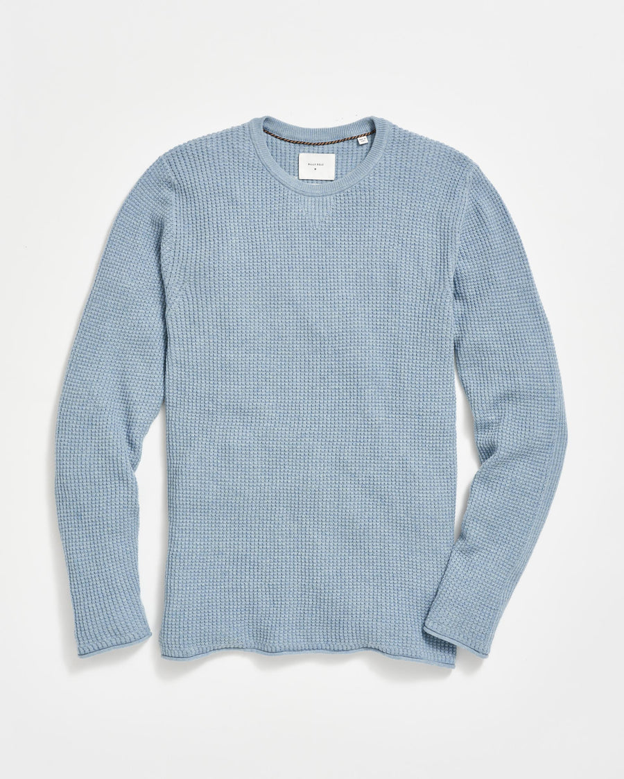 Mini Waffle Crew in Washed French Blue