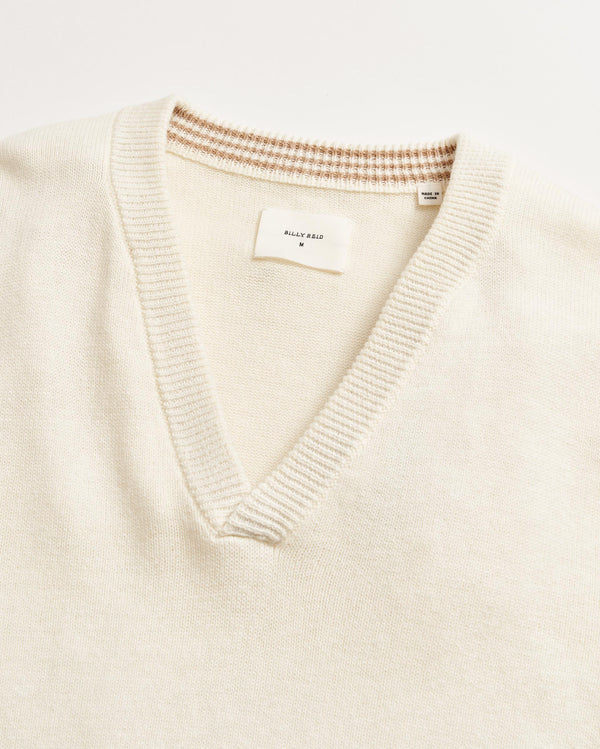 PULLOVER DANLEY SWEATER IN TINTED WHITE