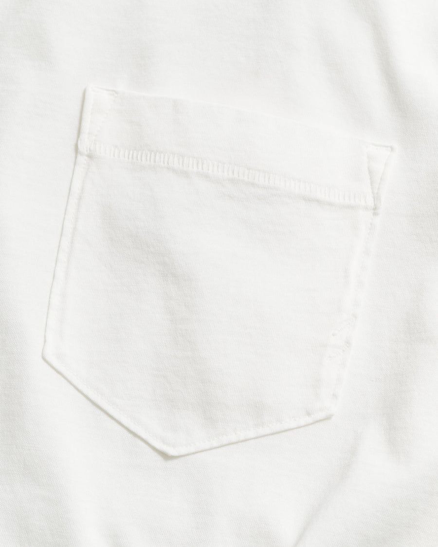 Washed Tee in White