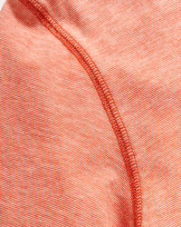 Stripe Pensacola Polo in Burnt Red