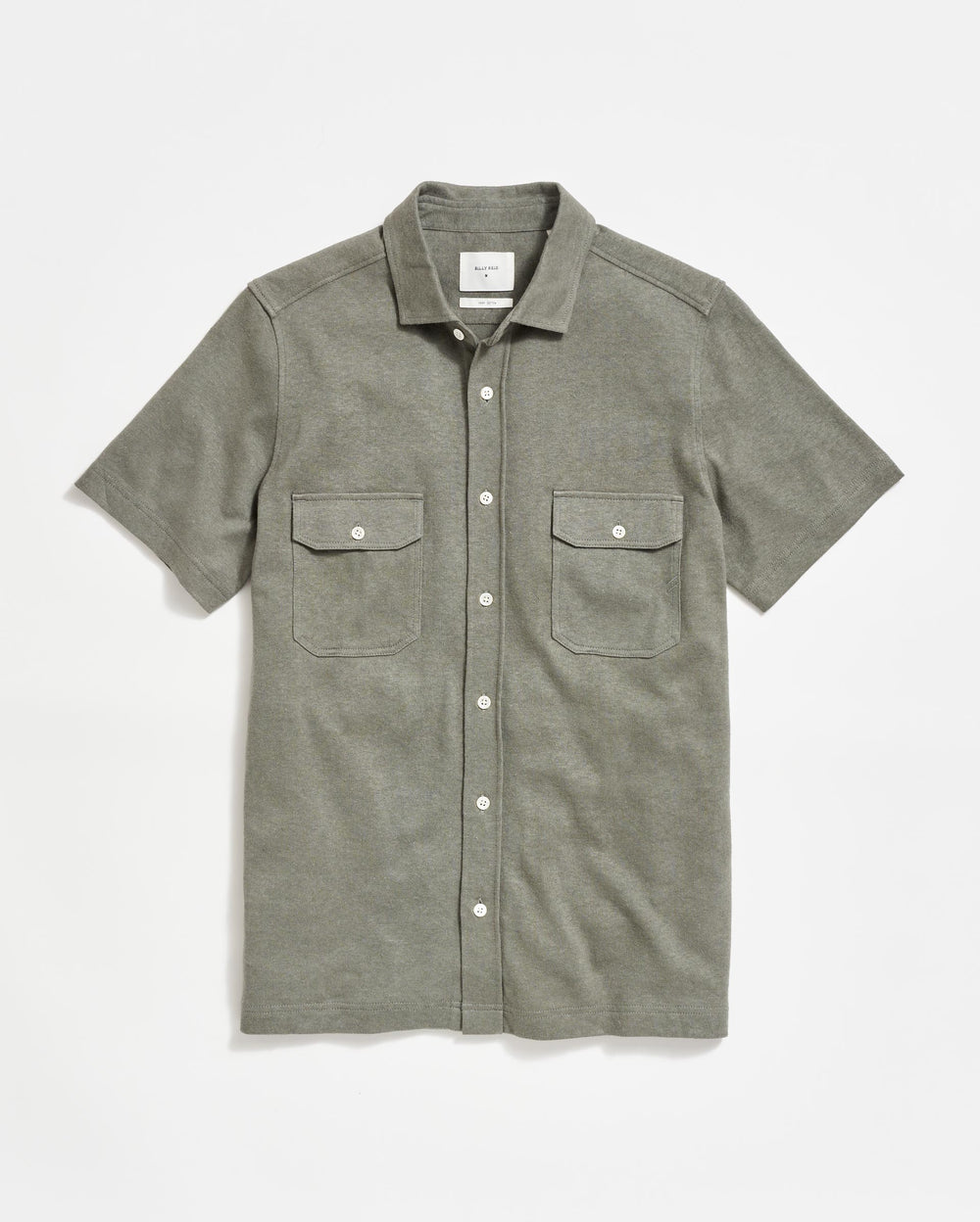 Short Sleeve Mens Gray Chambray Shirt Men's Short Sleeve Hemp