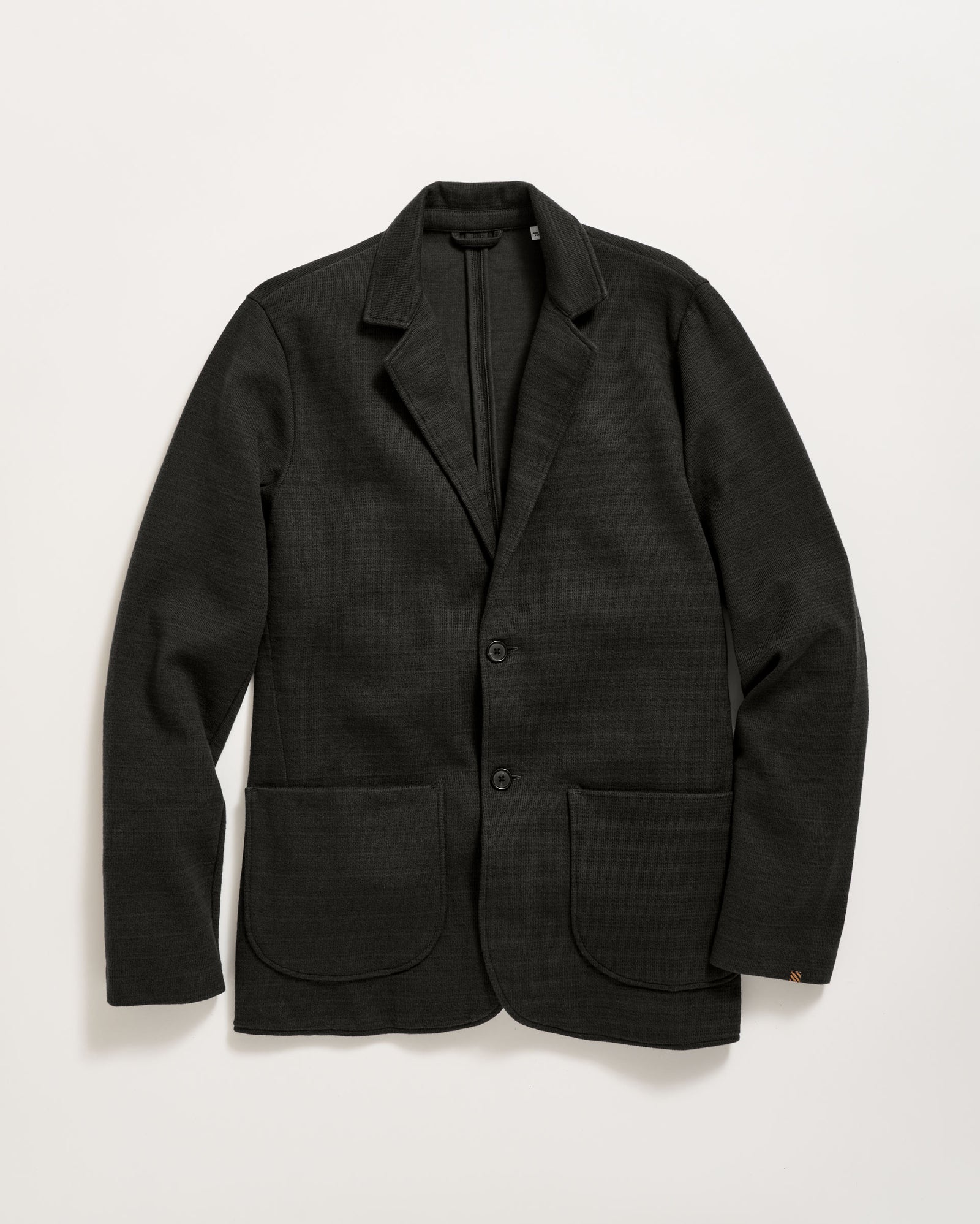 Ottoman Knit Sport Coat in Dark Asphalt.