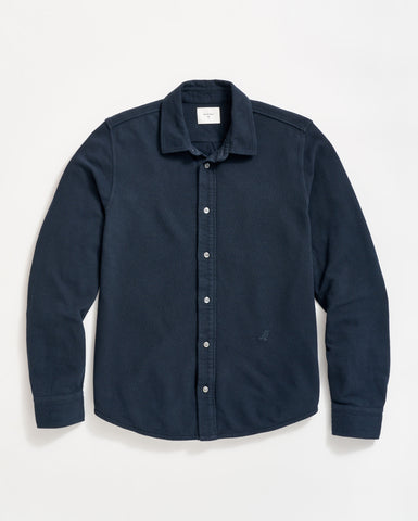 Long sleeve Yellowhammer Shirt in Carbon Blue