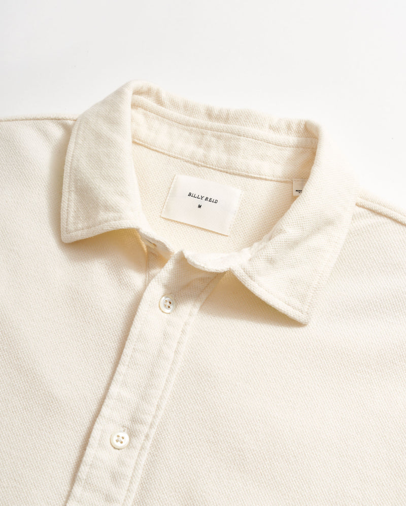 104-719Long sleeve knit yellowhammer shirt in tinted white