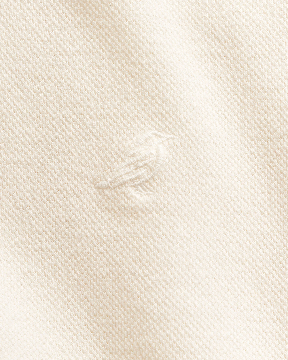 Long sleeve knit yellowhammer shirt in tinted white