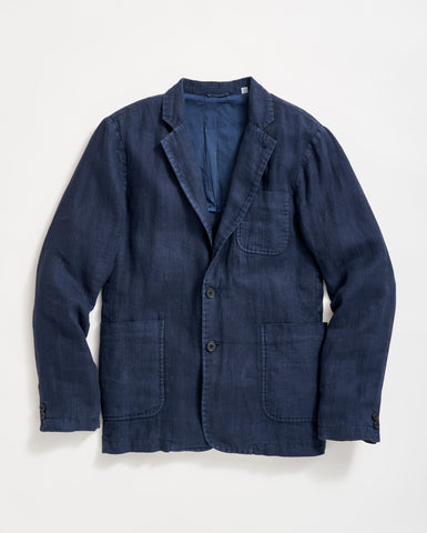 SHOP THE LOOK | Garment Dyed Archie Jacket Navy