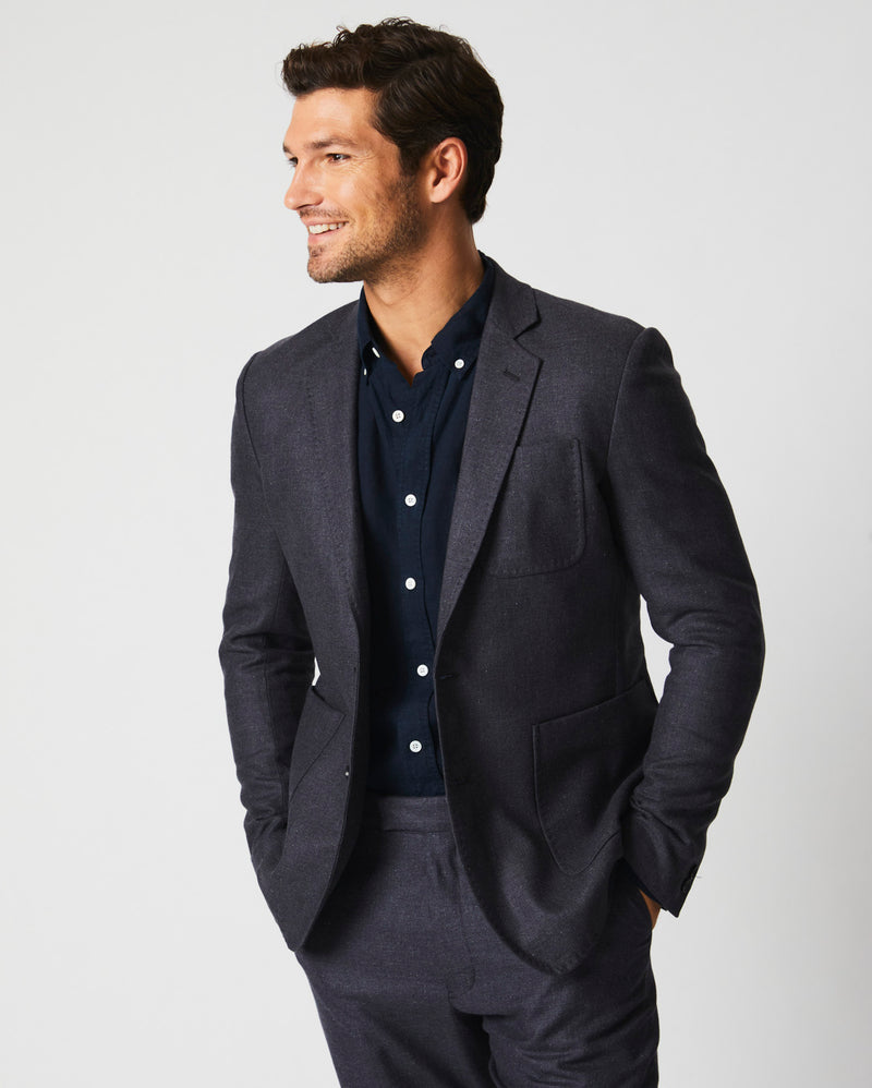 Archie Jacket - Iconic Silk and Wool Blend Tailoring – Billy Reid
