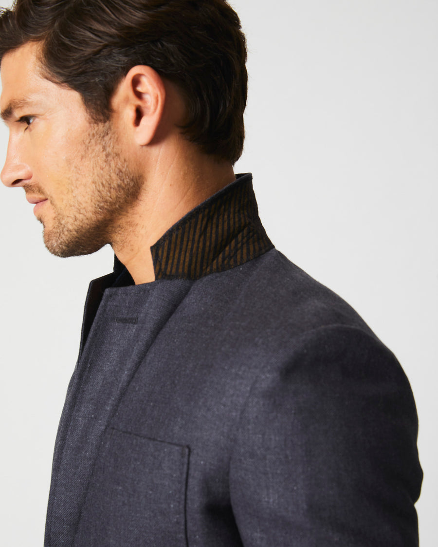 ARCHIE JACKET IN CHARCOAL Billy Reid