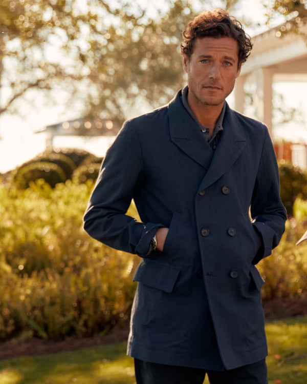 Canvas Bond Peacoat in Navy