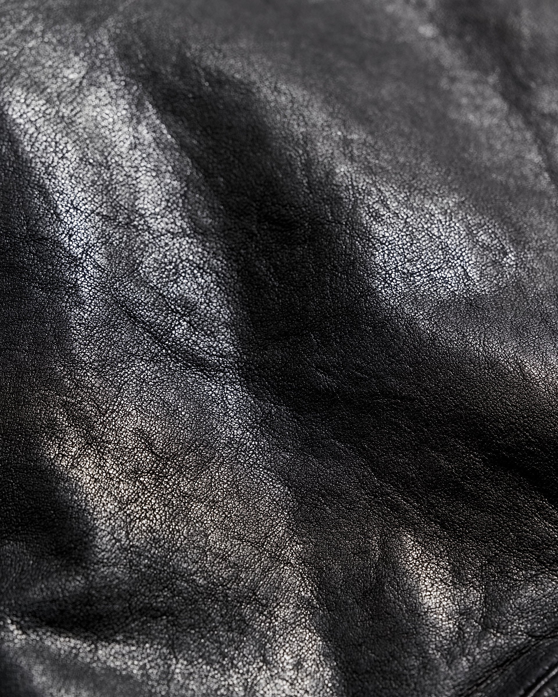 Blake Black-Washed Lambskin Leather Jacket | Billy Reid