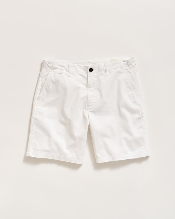 Chino Short in White