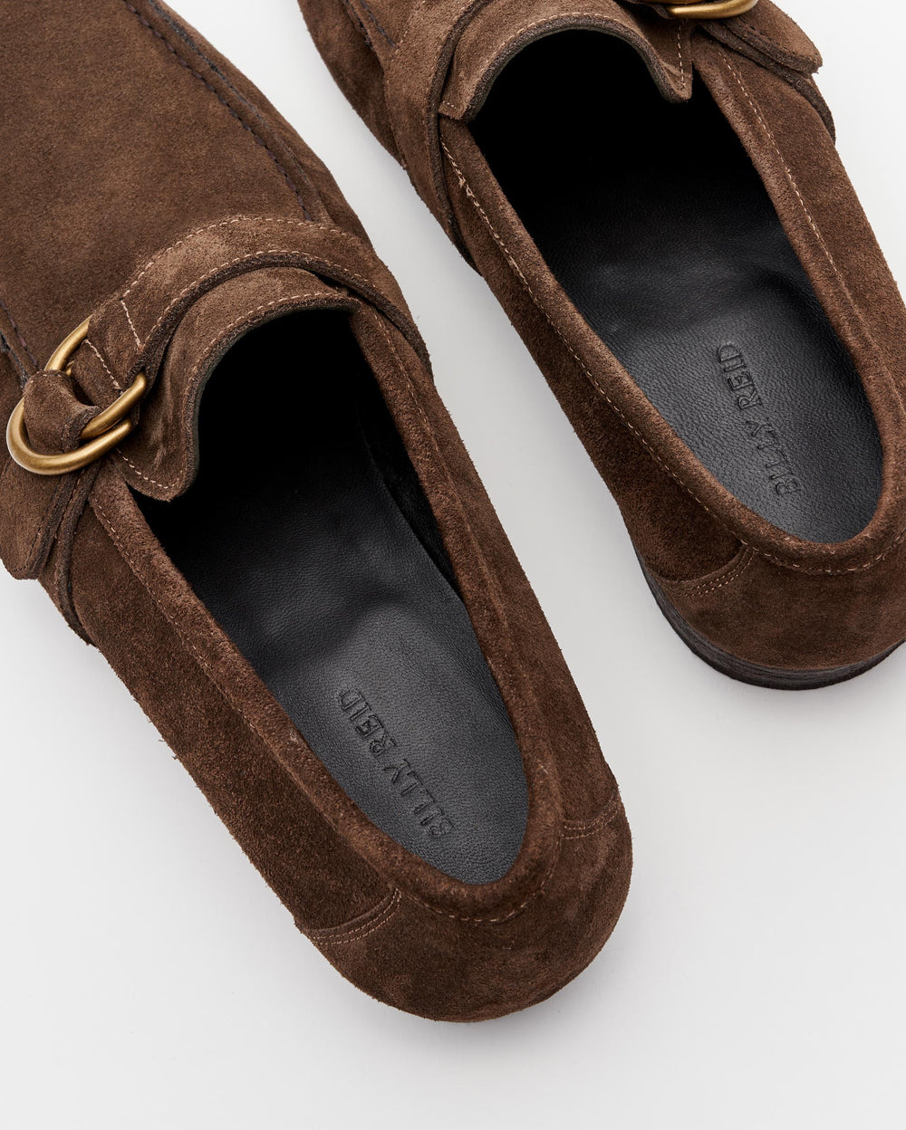 D-Ring Loafer in Olive/Brown