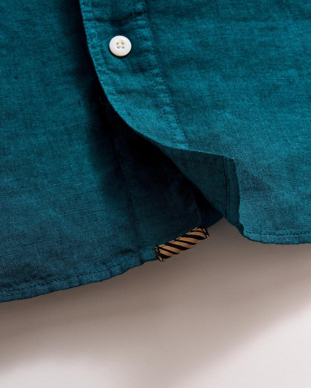 Short Sleeve Linen Tuscumbia Shirt Button Down