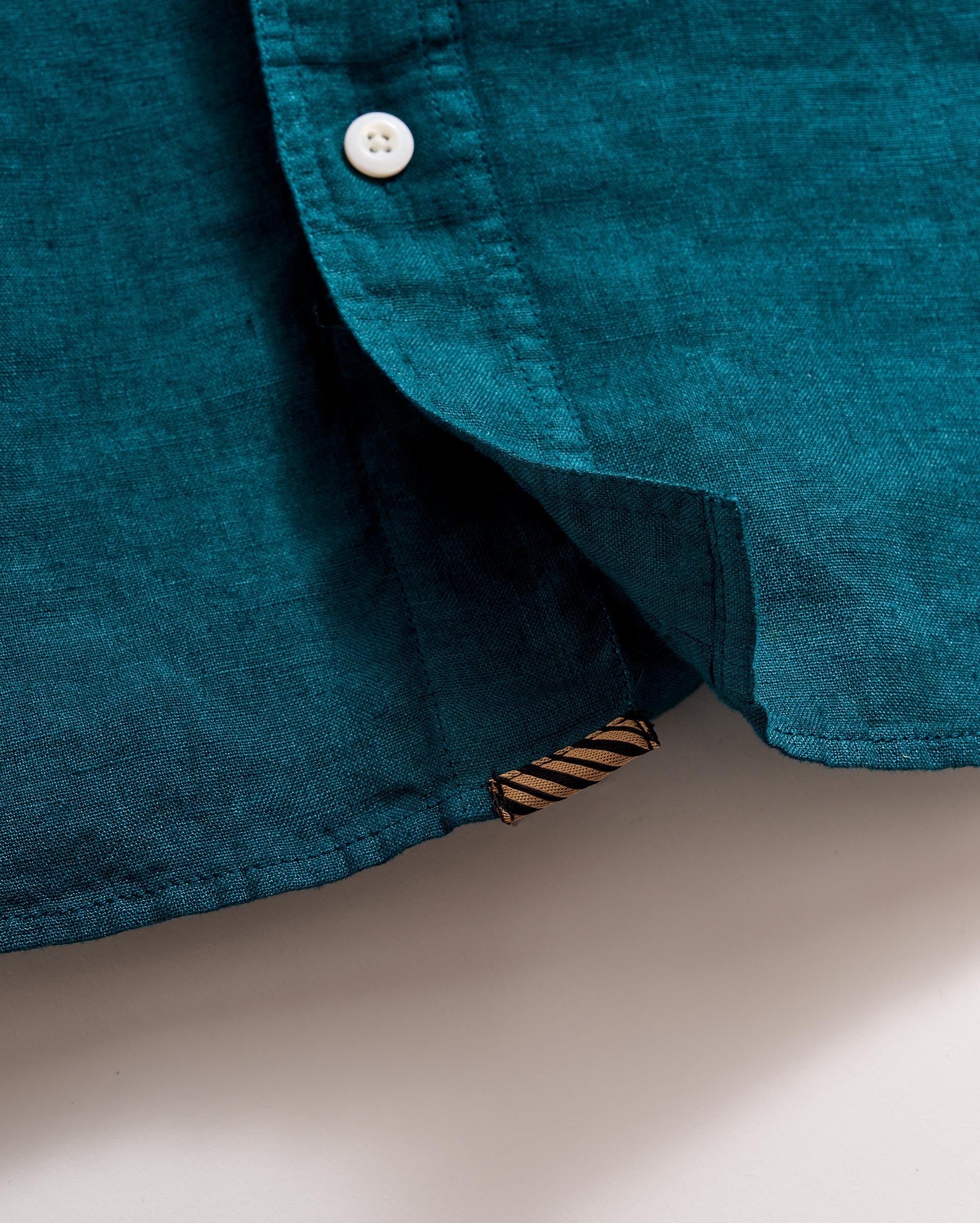 Short Sleeve Linen Tuscumbia Shirt Button Down