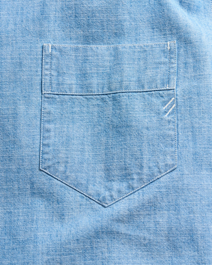 Short Sleeve Chambray Camp Shirt