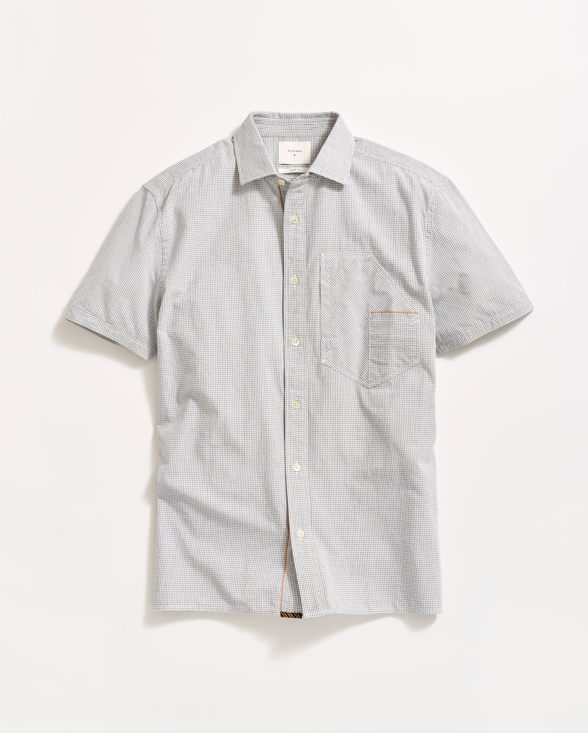 SHORT SLEEVE SELVEDGE WORK SHIRT	NEW			WHITE/CARBON BLUE
