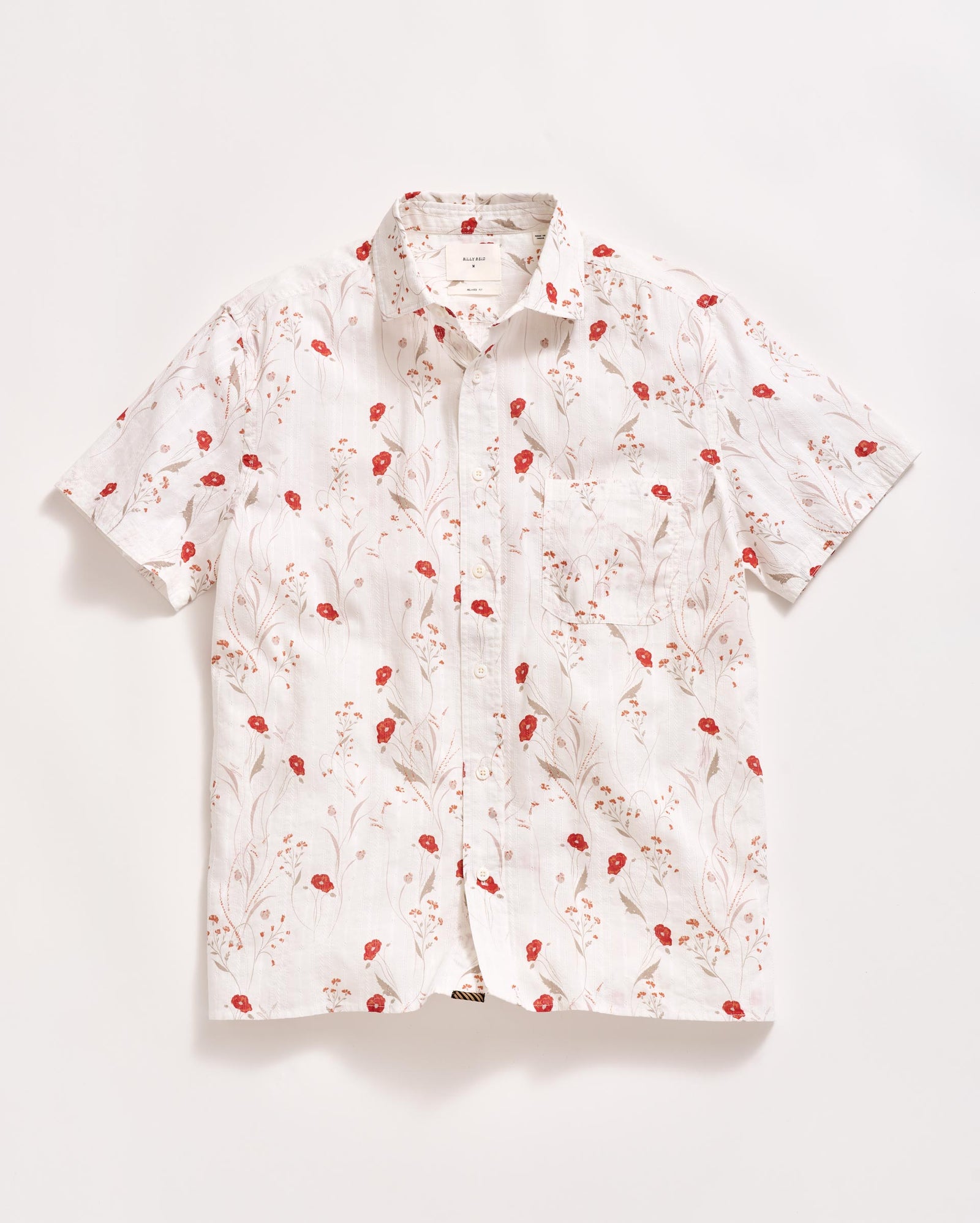 SHORT SLEEVE TEXTURAL POPPY TREME SHIRT