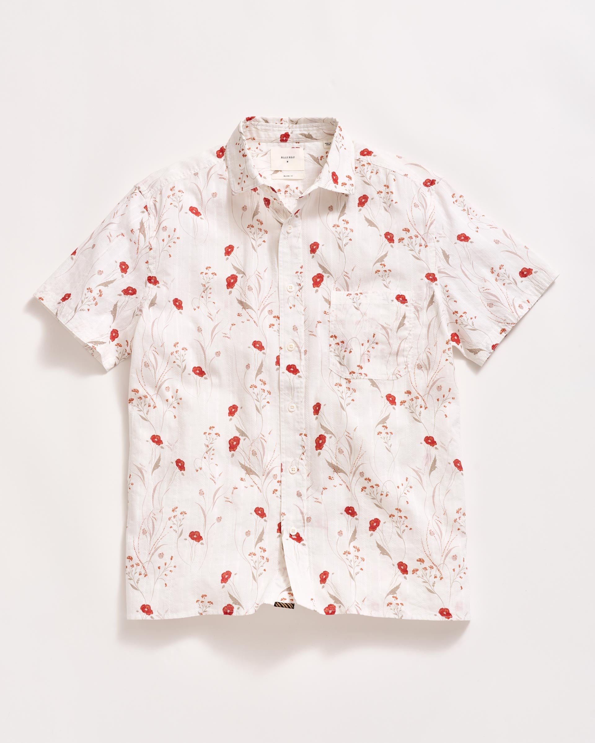 SHORT SLEEVE TEXTURAL POPPY TREME SHIRT